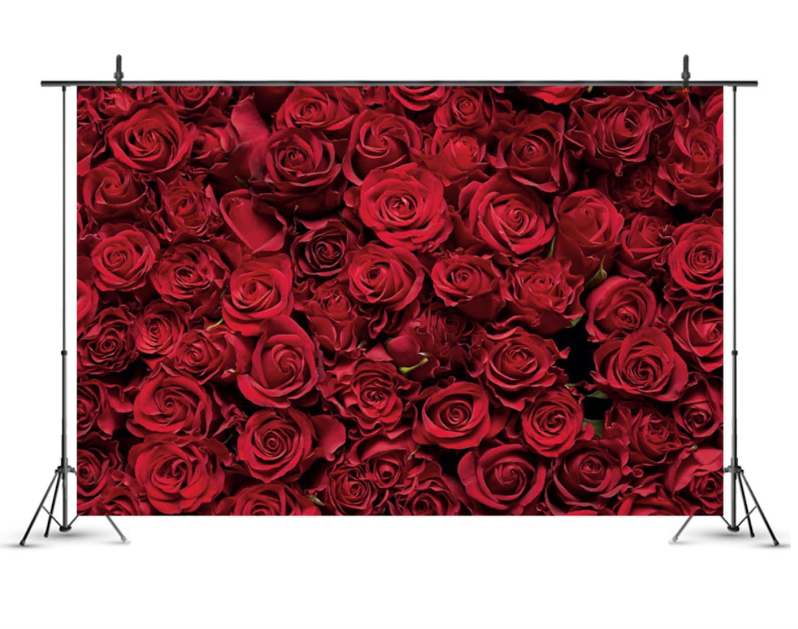Wedding Backdrop Wedding Red Rose Wall Rose Photograph Etsy