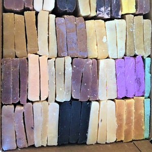 10 15 20 30 40 50 60 Pcs Goat Milk Soap Ends Handmade Cold Process Soap Odds Bulk Soap Sampler Wedding Party Bridal Baby Shower Soap favors