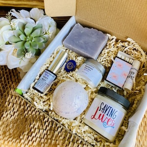Spa Gift Box For Nurse | Care Package For Nurse | Healthcare Gift | Nurse Graduation Gift | Nurse Appreciation Gift | Spa Gifts For Doctor