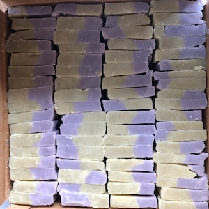 Lavender 100% Natural Handmade Soap Ends Essential Oil Soaps 15 30 60 ...