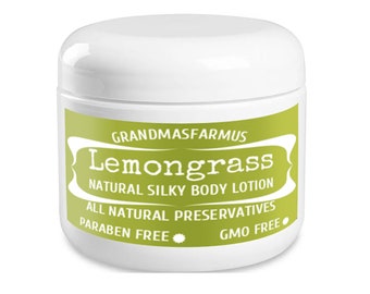 Lemongrass Moisturizing Hand and Body Lotion All Natural Hand and Body Gift For Her Birthday Gift