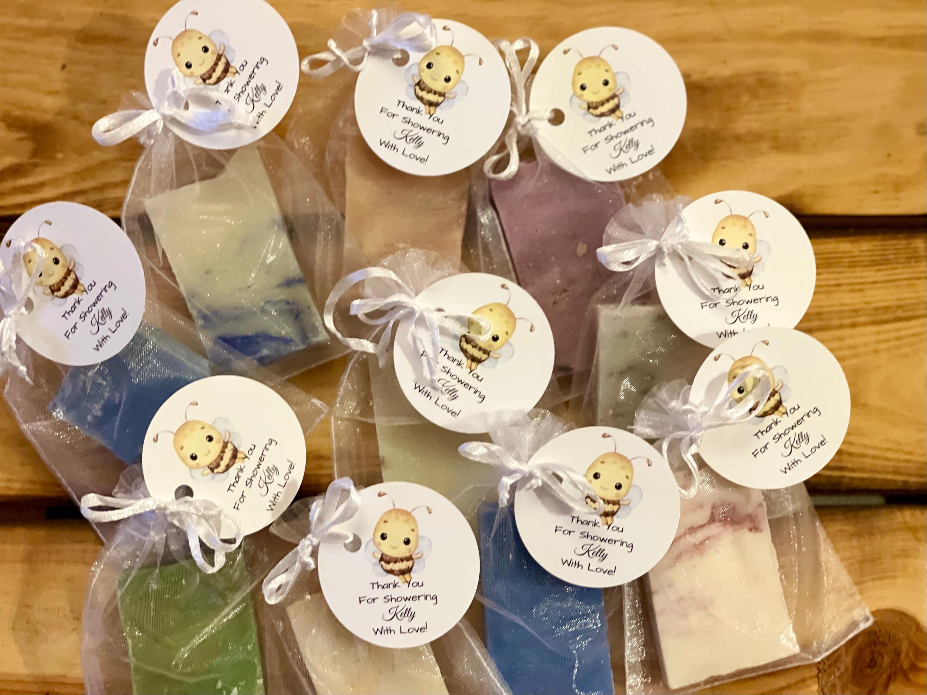 Bee Soap Party Personalized Baby Shower Soap Favors Boy Girl Shower Labeled Thank You Gifts for Guests Keepsake Gifts Queen Bee Bridal Favor