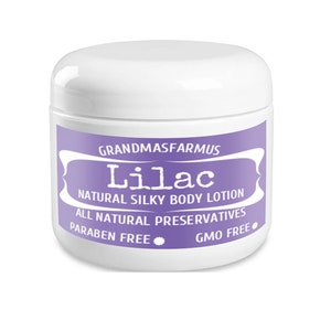 Lilac Moisturizing Hand and Body Lotion All Natural Hand and Body Gift For Her Birthday Gift