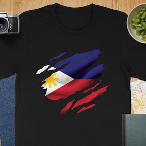 Philippinen Flaggen-Shirt, philippinisches T-Shirt, Geschenk-Shirt für Fillippiner, philippinisches National-T-Shirt
