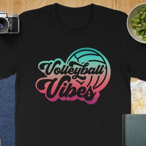 Volleyball player shirt, volleyball game day tshirt, gift tee for volleyball girl, volley ball vibes crew womens tee
