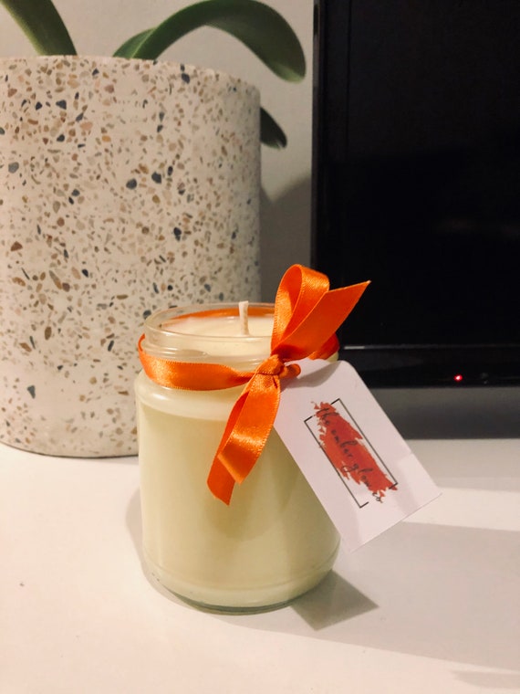 Orange And Cinnamon Christmas Candle Soy Wax Eco Friendly Etsy