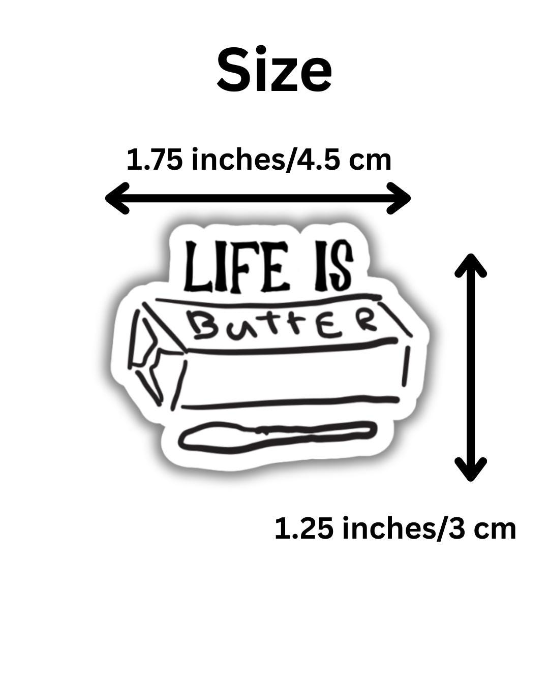 Butter Stickers - Funny, Laminated, Water Resistant Stickers - Etsy