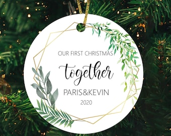 2020 Christmas Tree Ornaments Personalised Name Creative Xmas Family Gifts UK