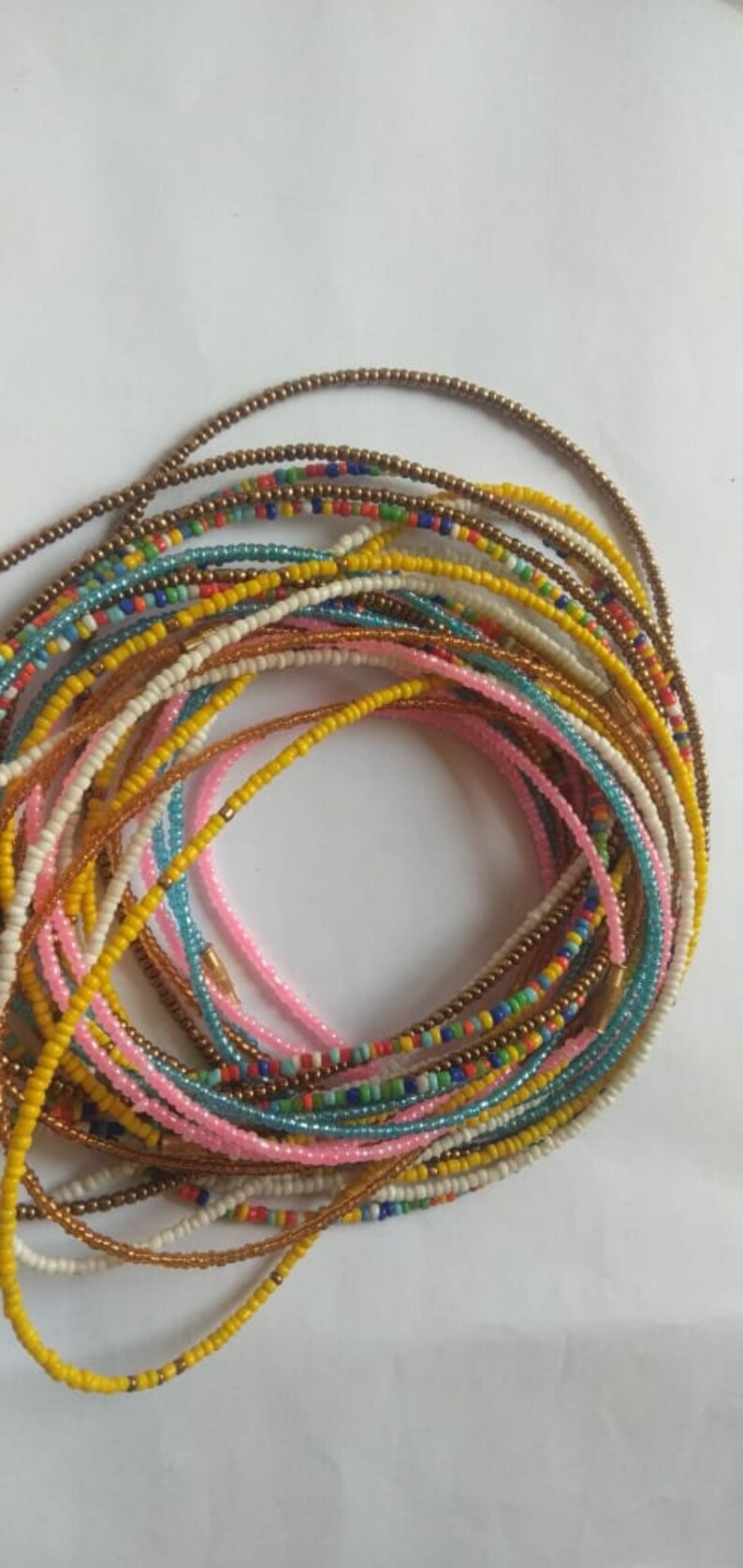 BUY 3 GET 2 FREE Adjustable Waist Beads Beading kit Weight | Etsy