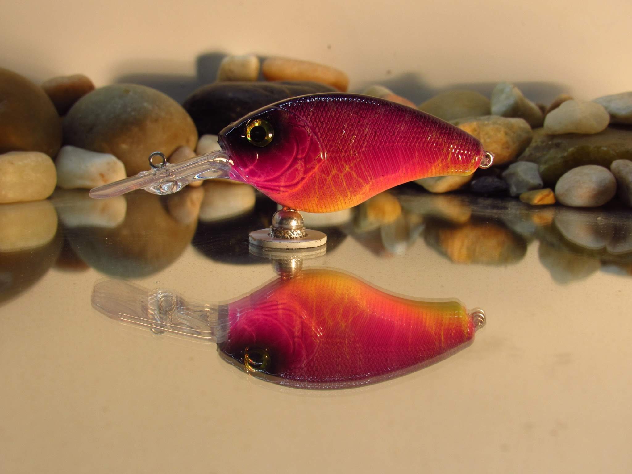 Custom Painted Fishing Lure Custom Fishing Lure Freshwater Etsy