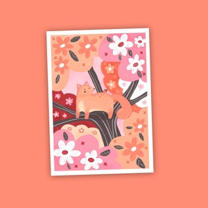 Carte postale pour amateur de noix. Carte postale mignonne d'écureuil.