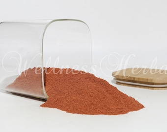 Raíz de Madder - Cortes o Polvo - Tintes Naturales - Rubia Tinctorum - Telas de tinte natural picadas de raíz de Madder Rojo Naranja 100% Biodegradable
