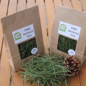 Premium Quality White Pine Needle Tea - Dried/Fresh Organic Pine Needles - PIne Needles For Tea - Pinus Sylvestris - Pine Needles