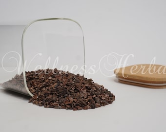 Cacao de primera calidad / Nibs de cacao / Cortes de granos de cacao / Cacao / Theobroma cacao /