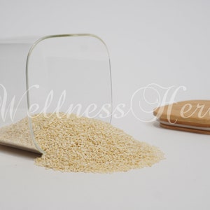 Premium Quality Sesame Seed | Sesame Seed | Seasame Seeds | Whole (Sesamum indicum) | White Sesame Cullinary Herb | Sesame Seed Seasoning |