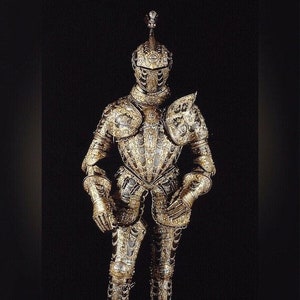 Medieval Parade armor of Alessandro Farnese Full Armor Suit Replica, Medieval Full Body Farnese Armor Suit Halloween Armor Suit