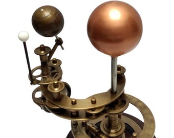 Solar & Lunar Eclipse Orrery Brass Outer Space Science Lab Model Equipment Astronomy