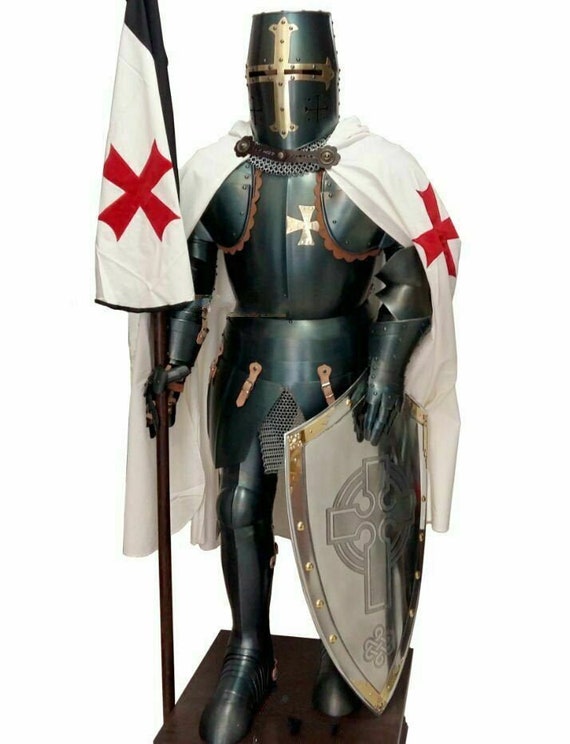 Medieval Knight Full Body Armour With Shield & Sword … Gem