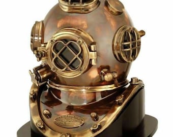 U.S Nauvy Mark V Replica 1952 Diving Divers Helmer With Base Gift