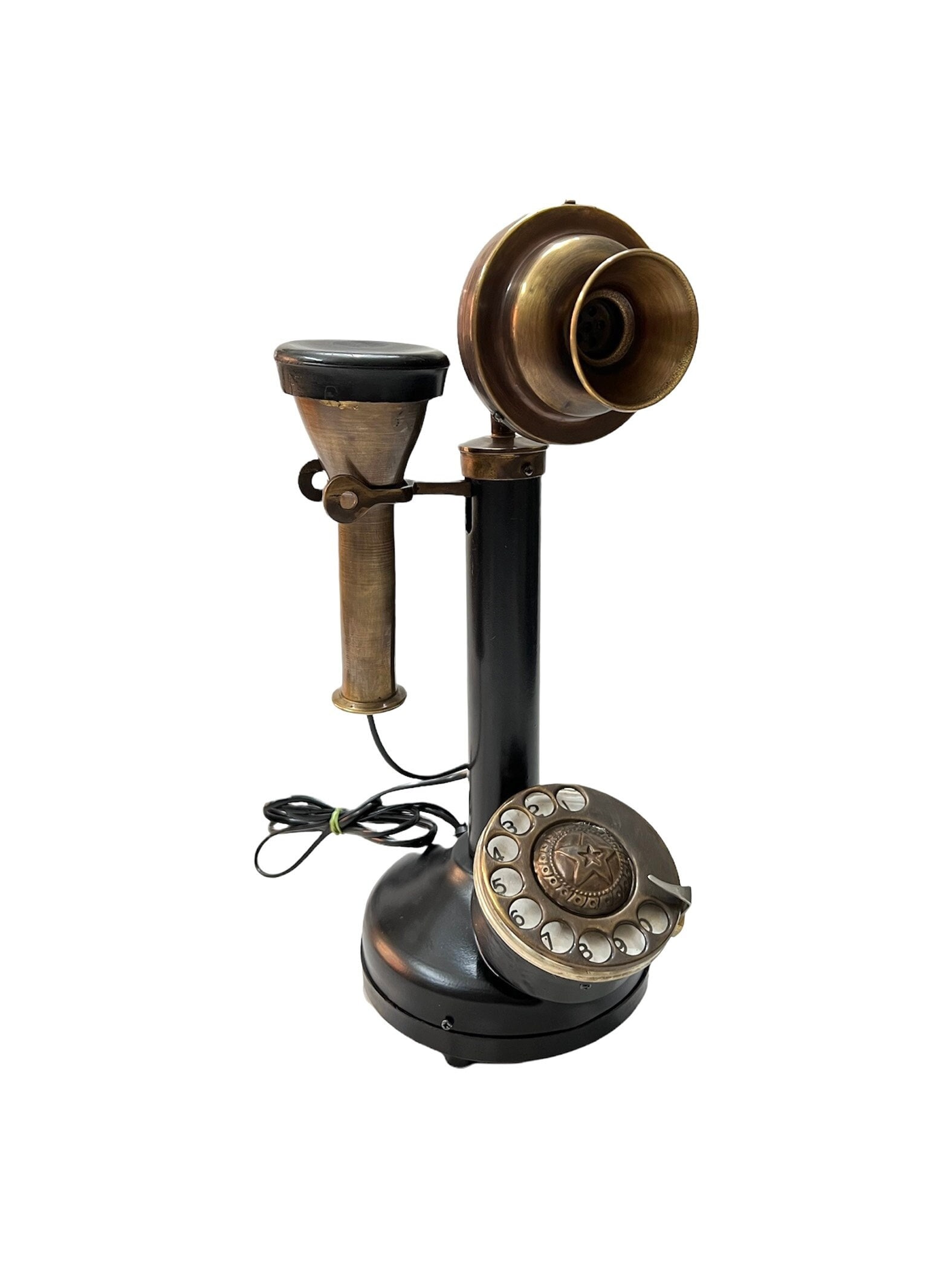 Old Retro Vintage Candlestick Phone Rotary Dial Home Office Etsy