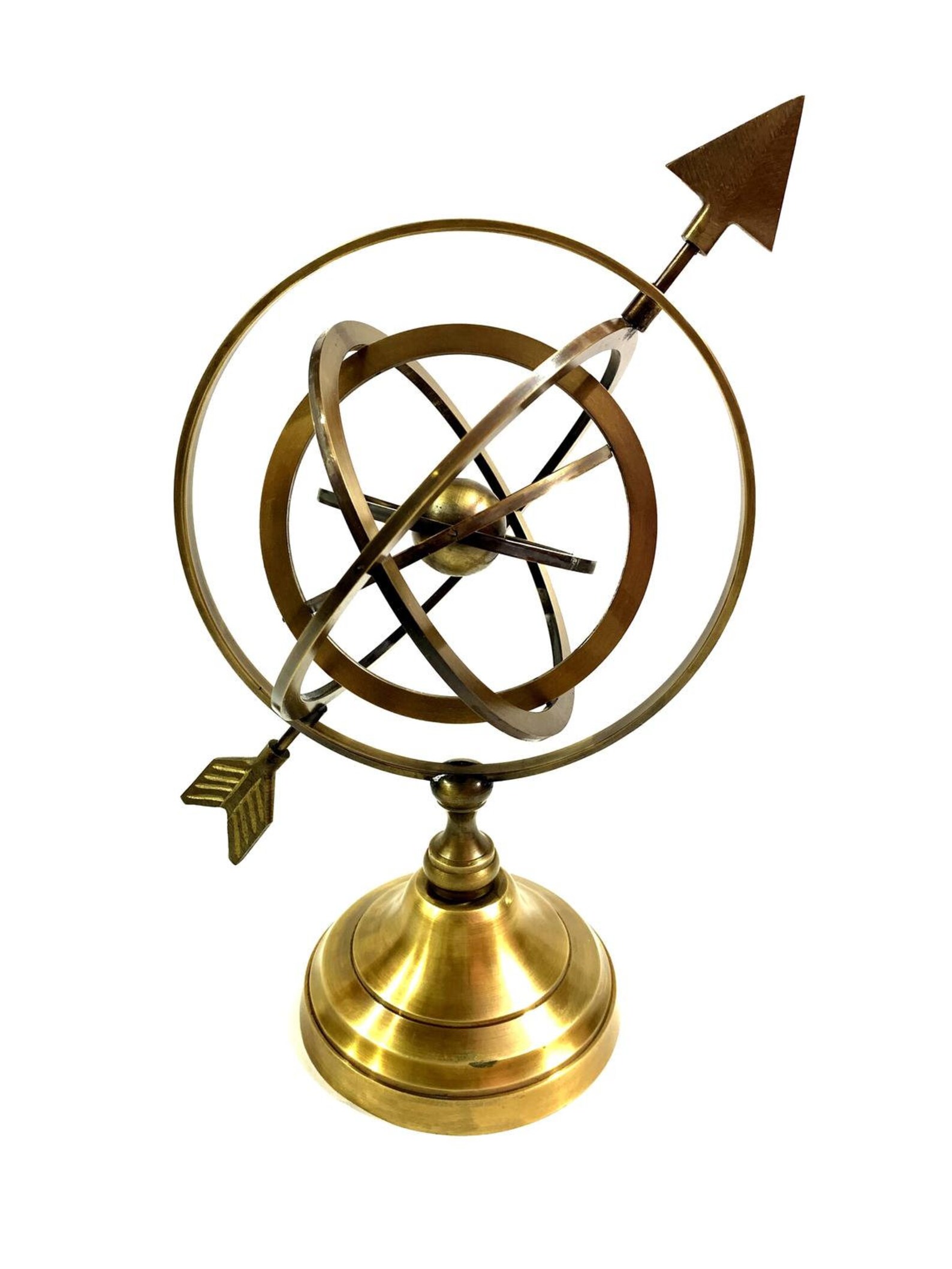 12 Brass Armillary Sphere With Arrow Nautical Maritime Etsy UK