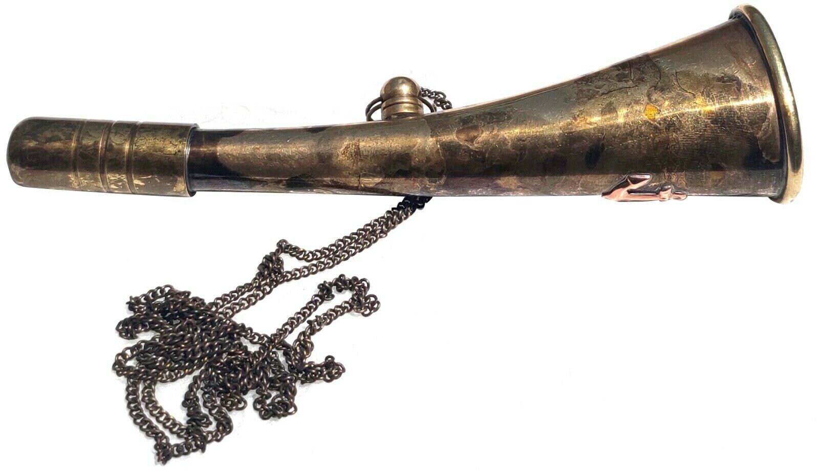 Nautical Brass Fog Horn Marine Signal Whistle Vintage Etsy Canada