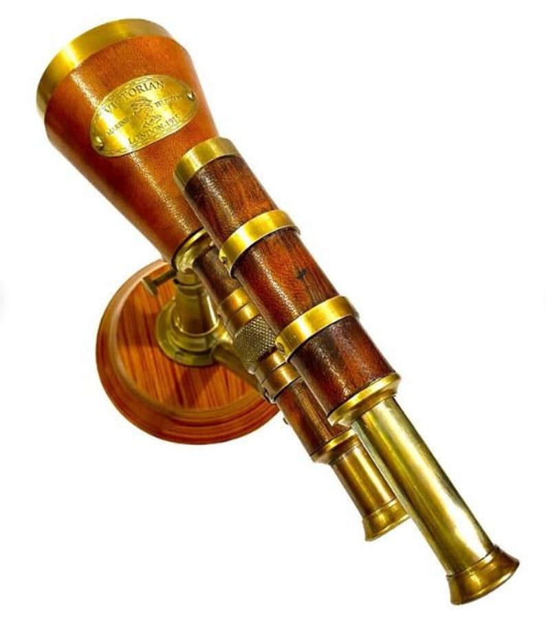 Times Creation Brown Nautical Double Barrel Telescope, Model Number - View #6