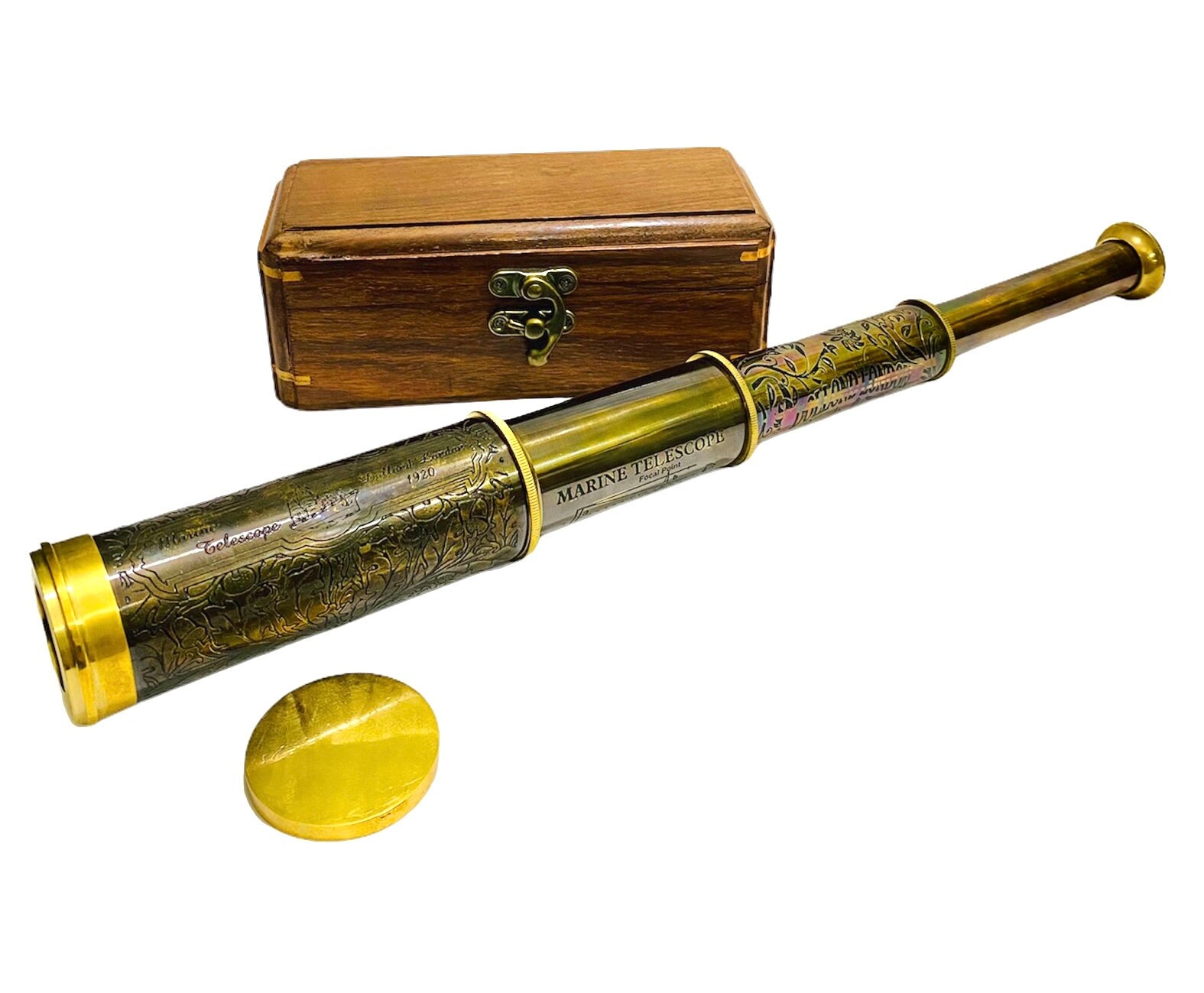 Personalized Telescope Maritime Telescope Nautical Brass Etsy UK