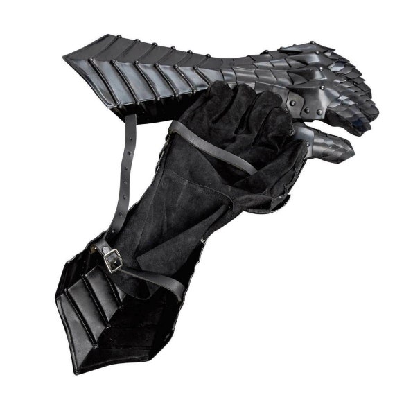 Black Nazgul Gauntlets Steel Medieval armor Glove… - image 2