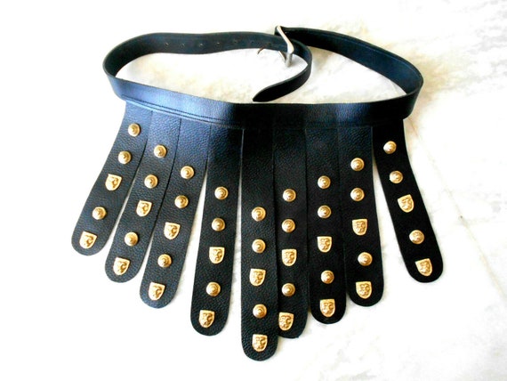Waist Leather Belt Roman Legion Apron Belt Leather Trozan | Etsy
