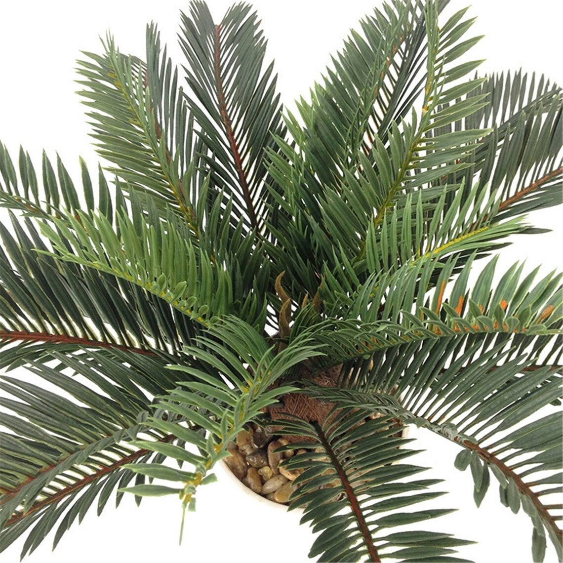 45cm Tropical Artificial Palm Tree Large Fake Cycas Plants Etsy