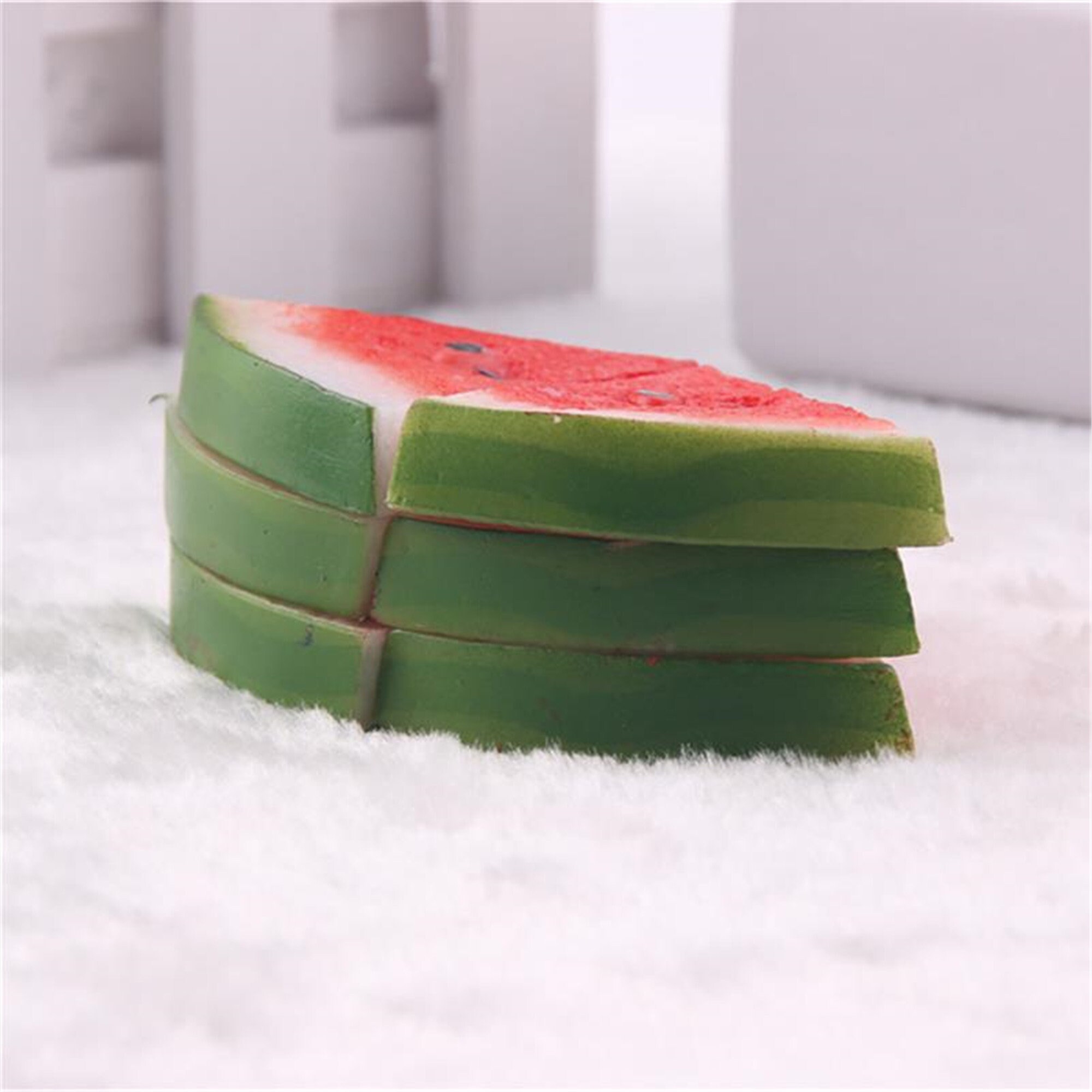 Artificial Fruits Watermelon Lifelike Realistic Slices Fake Etsy