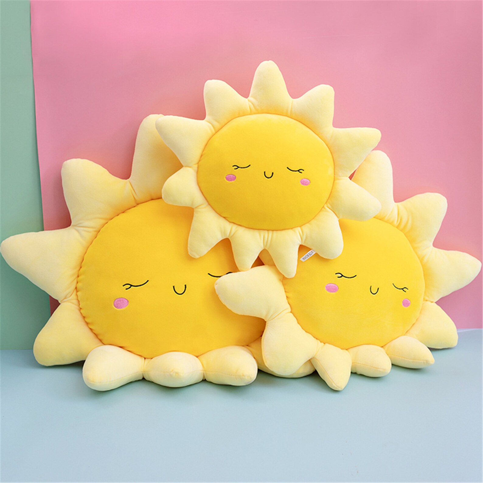 Cute Sun Cloud Plush Pillow Stuffed Soft Creative Plush Sun Etsy