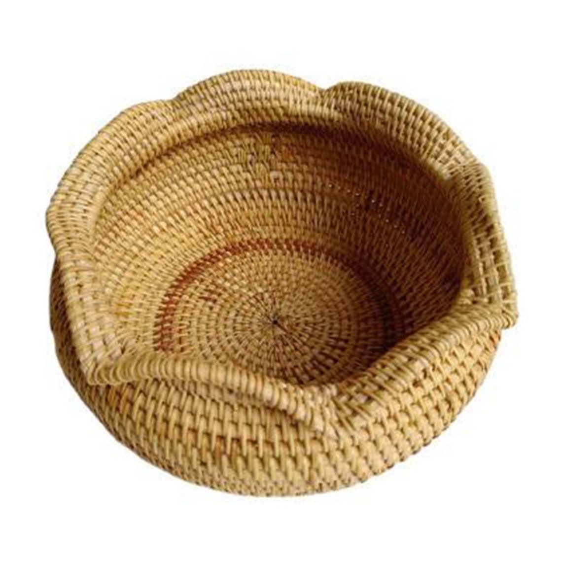 Rattan Fruit Basket Creative Snacks Candy Storage Basket Etsy