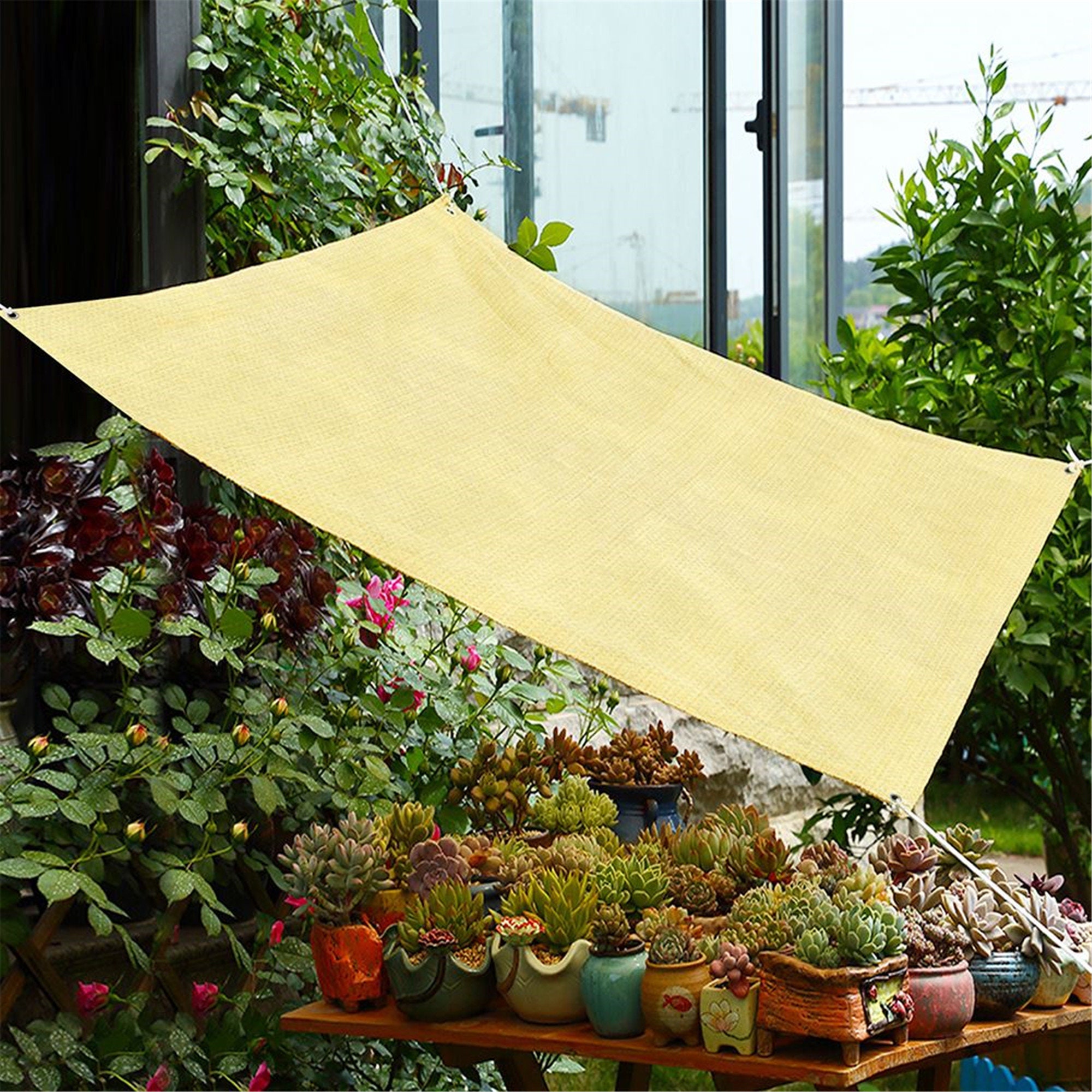 Sun Shade Sail Cloth UV Block Fabric Plant Shade Net Cover Etsy