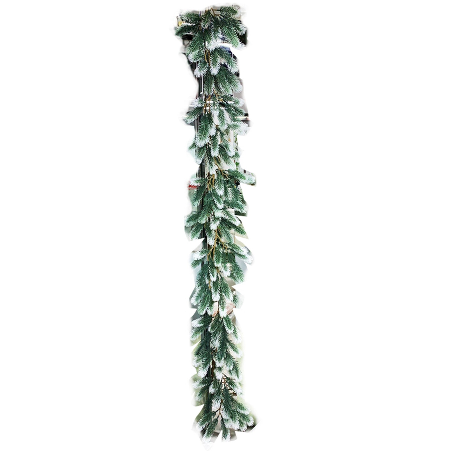 1.8m Artificial Green Christmas Garland Wreath Xmas Home Party Etsy