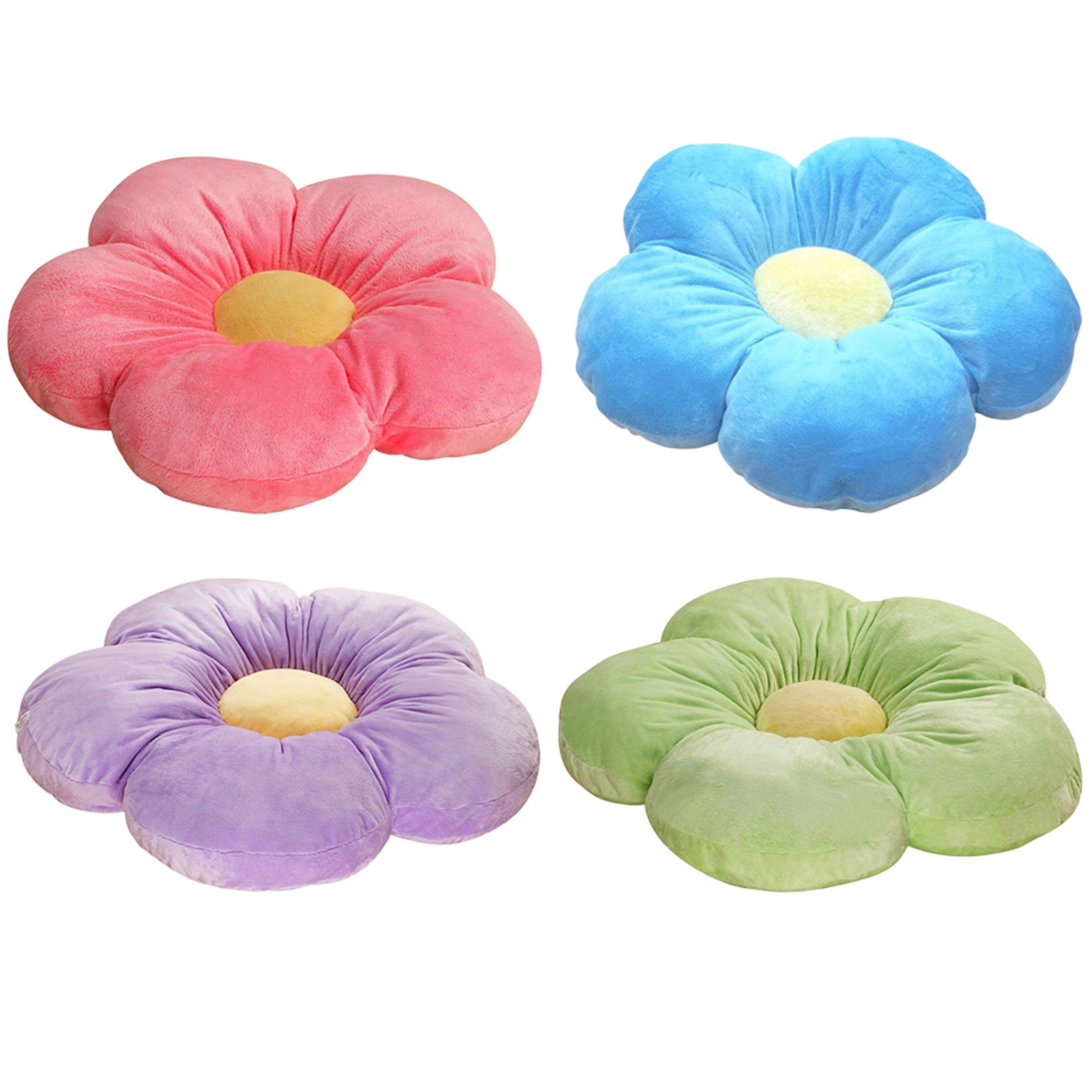50cm Flower Plush Pillow Toy Soft Plant Stuffed Doll Chair Etsy