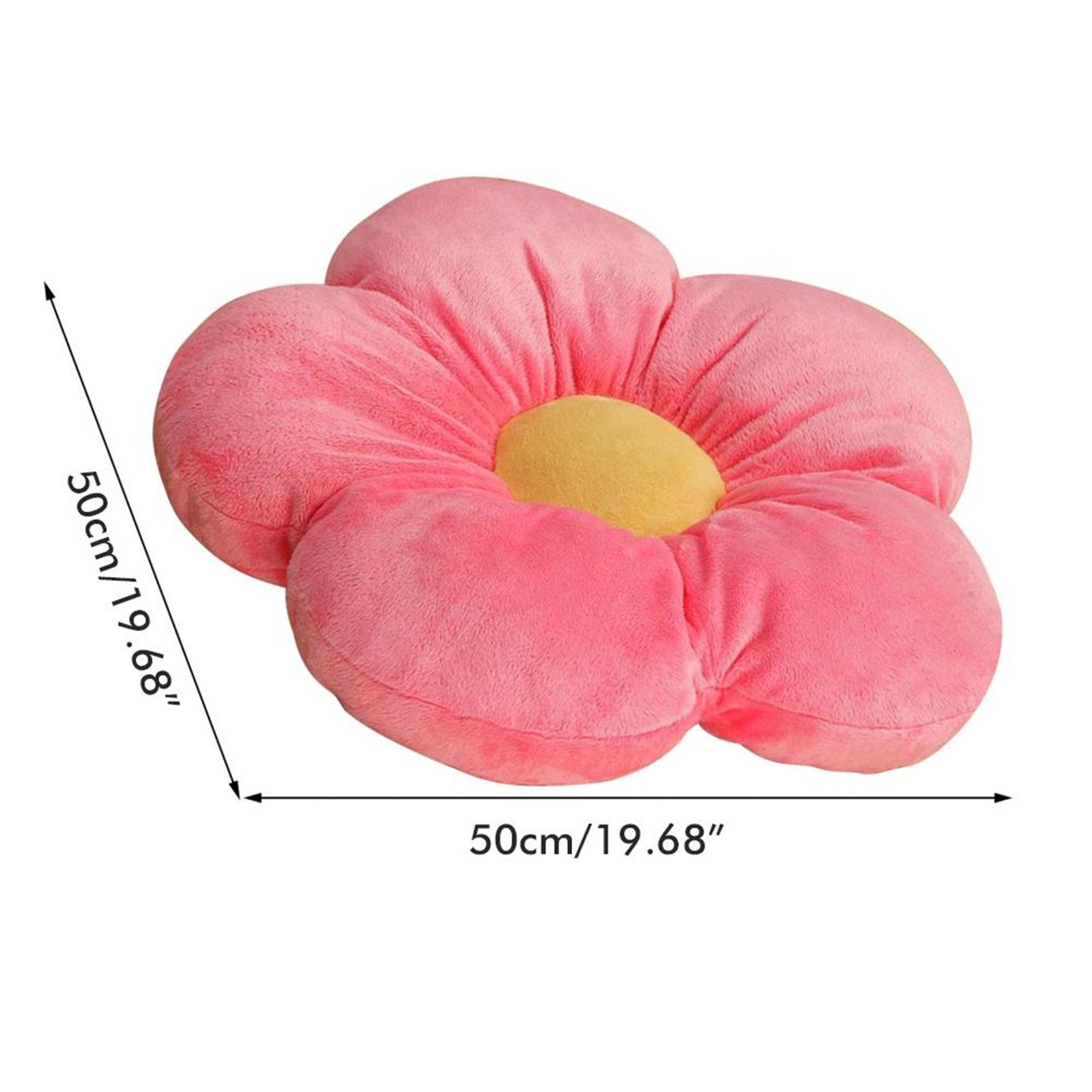 50cm Flower Plush Pillow Toy Soft Plant Stuffed Doll Chair Etsy