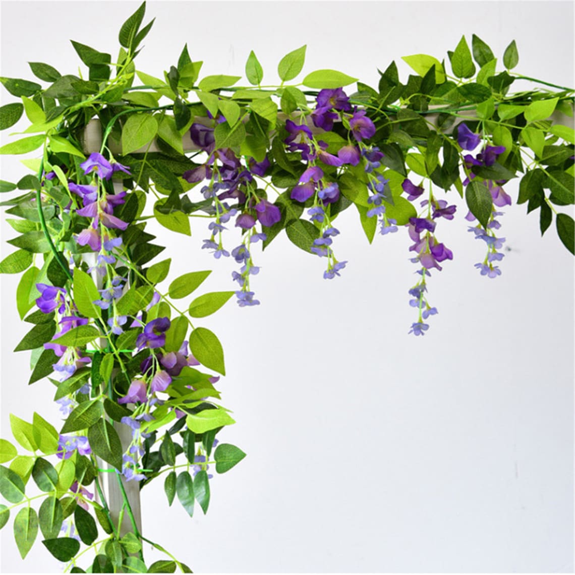 2M Wisteria Artificial Flowers Vine Garland Wedding Arch Etsy