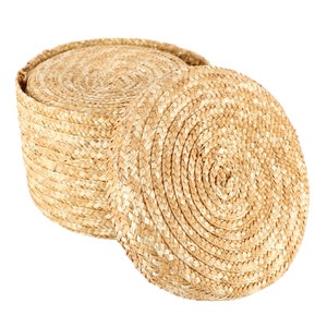 3 piezas/Set cesta de almacenamiento tejida de paja hecha a | Etsy