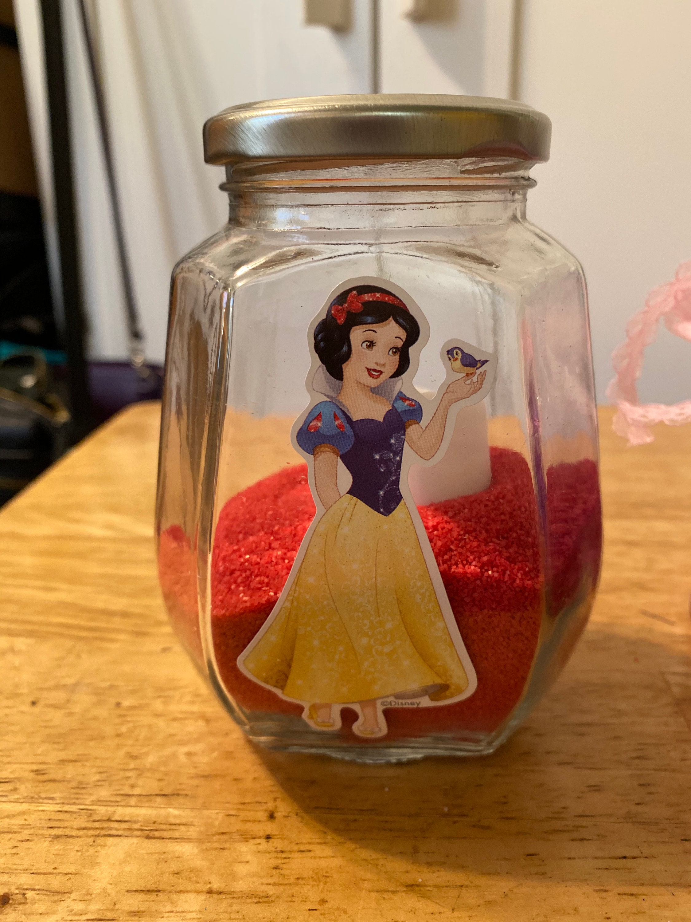 Flameless night light candles Disney princess Etsy