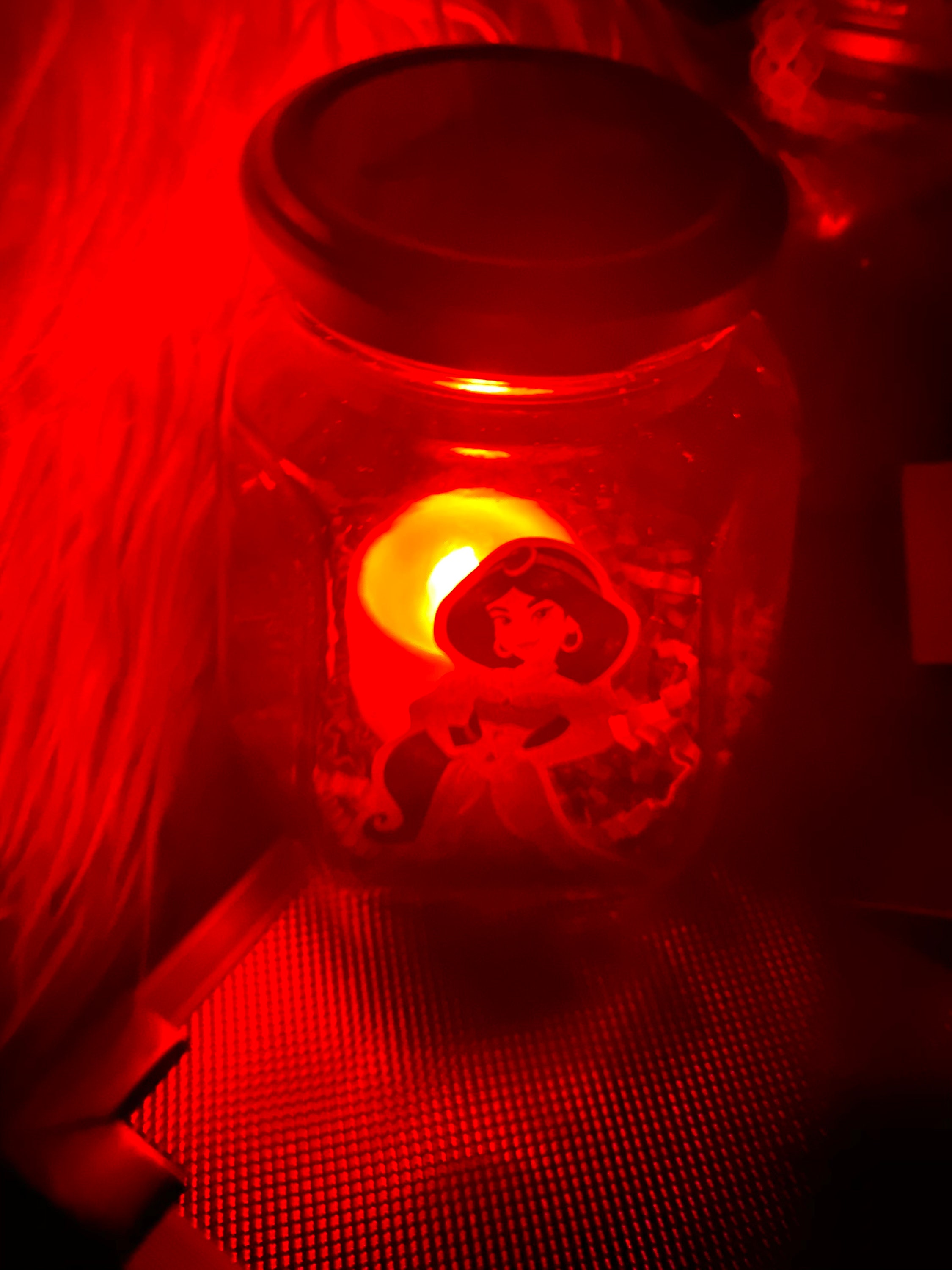 Flameless night light candles Disney princess Etsy