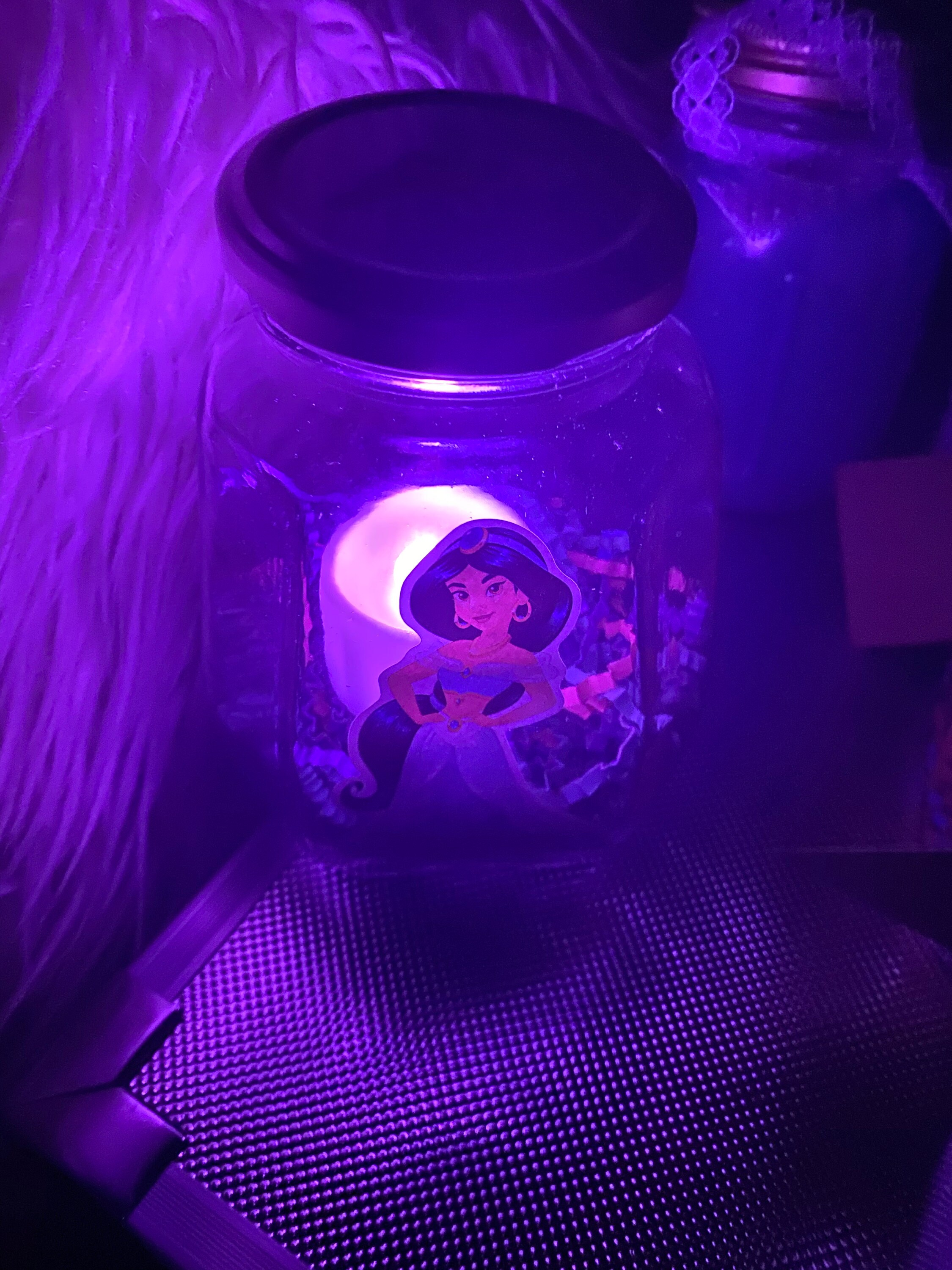 Flameless night light candles Disney princess Etsy