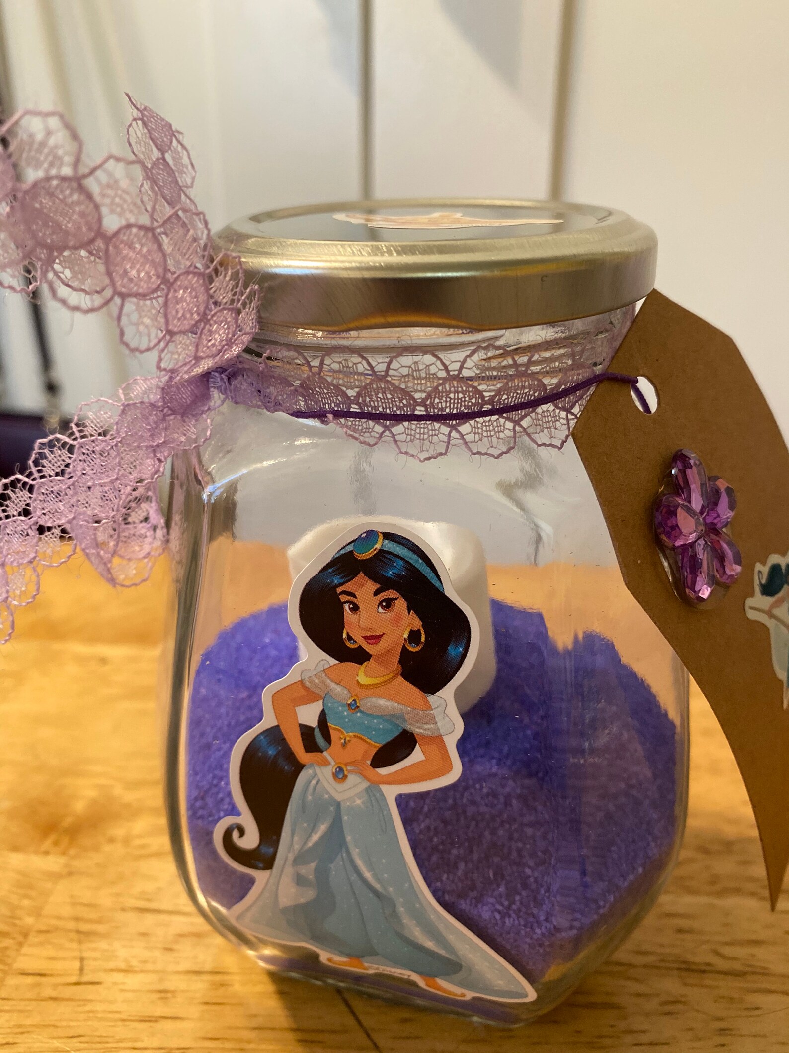 Flameless night light candles Disney princess Etsy
