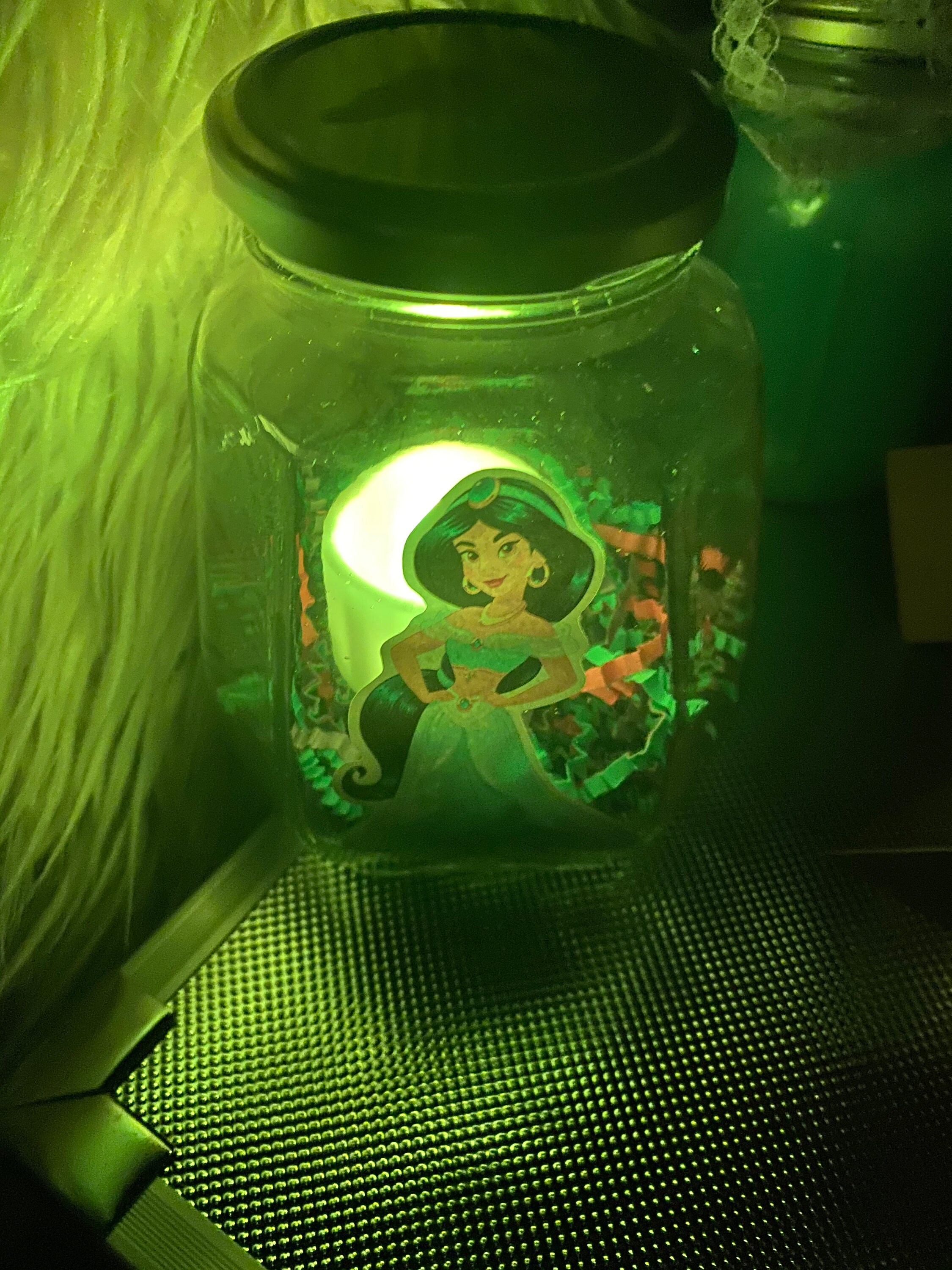 Flameless night light candles Disney princess Etsy