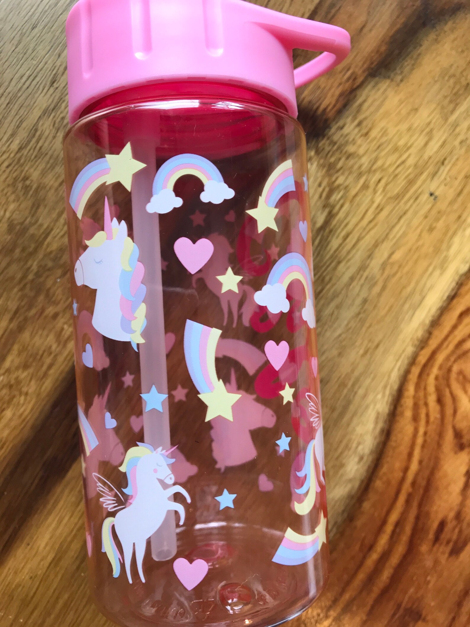 Unicorn drinking water bottle personalised Etsy