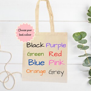 Personalised Horse Tote Bag – Custom Name Equestrian Shopper – Horse Lover Gift – Reusable Cotton Tote Bag UK 画像 3