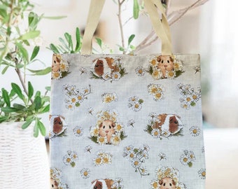 Guinea pig tote bag, Guinea pig gifts.