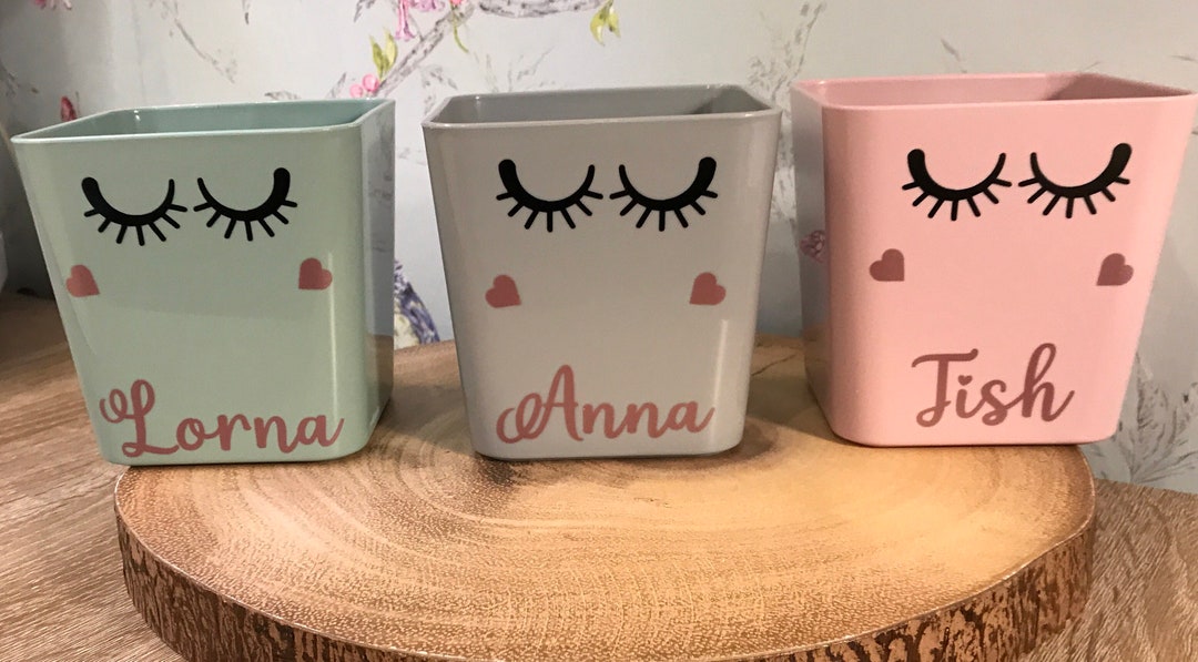 Make up Brush Holder Personalised. Etsy Denmark