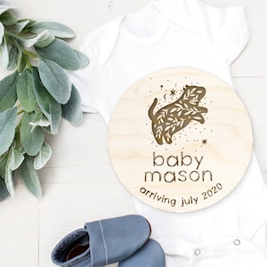 Pregnancy Announcement Sign Little Answered Prayer Announcement Baby Arrival Announcement Photo Prop Pregnancy Photo Props New Baby